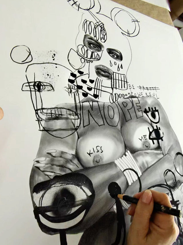 NOPE - HAND FINISHED LIMITED EDITION PRINT