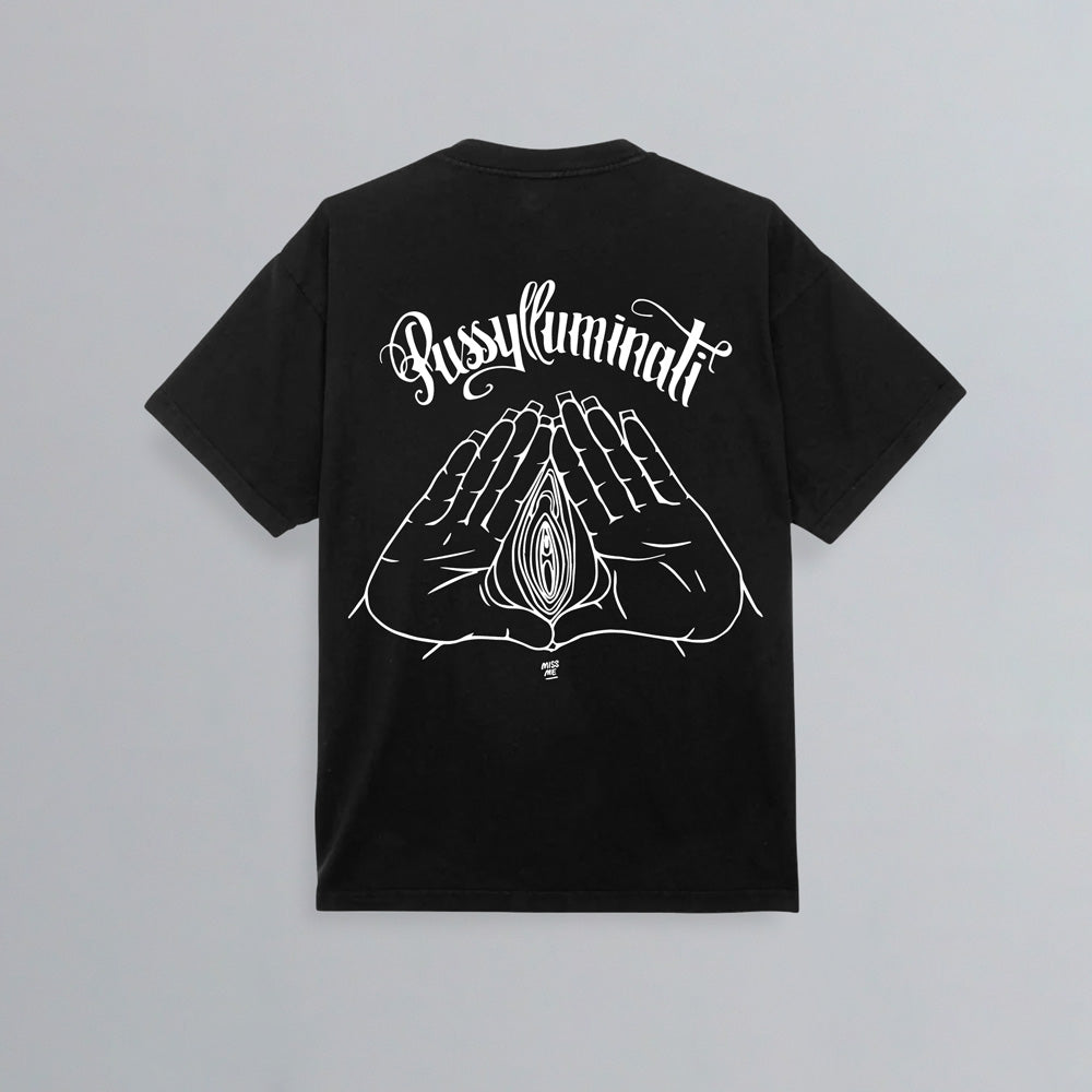 Pussylluminati - Black T-Shirt