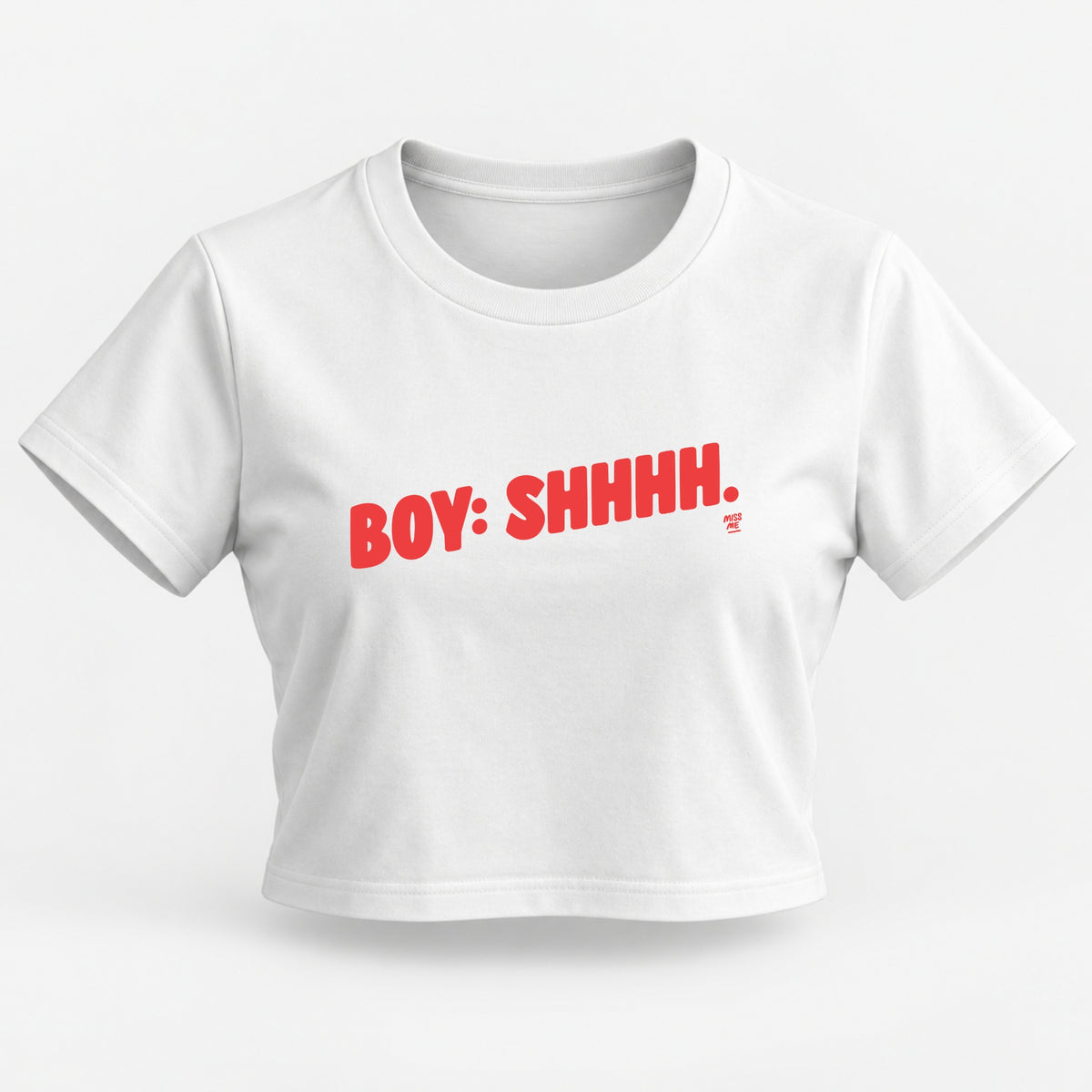 BOY: SHHHH - CROP TOP