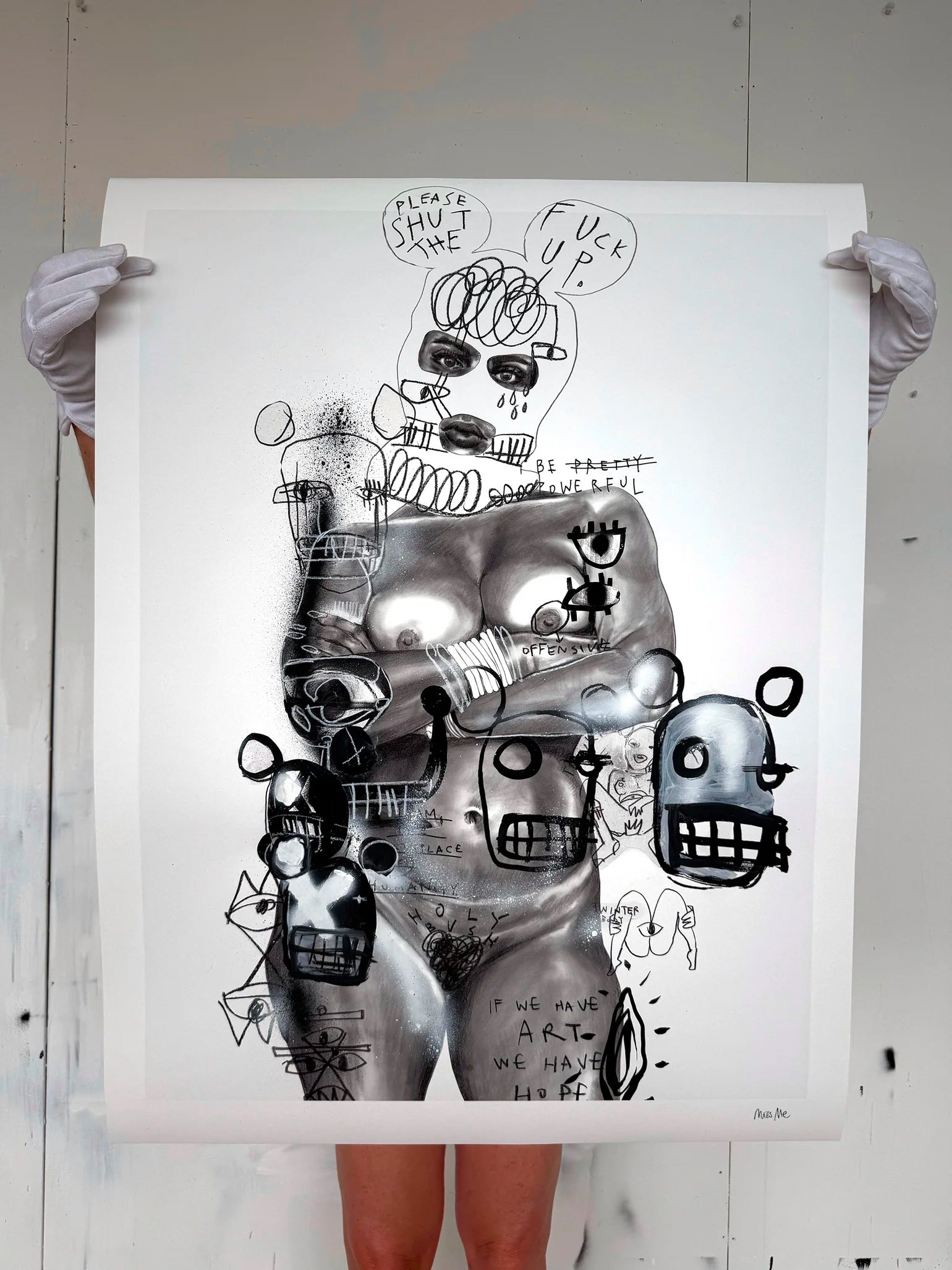 NOPE - HAND FINISHED LIMITED EDITION PRINT