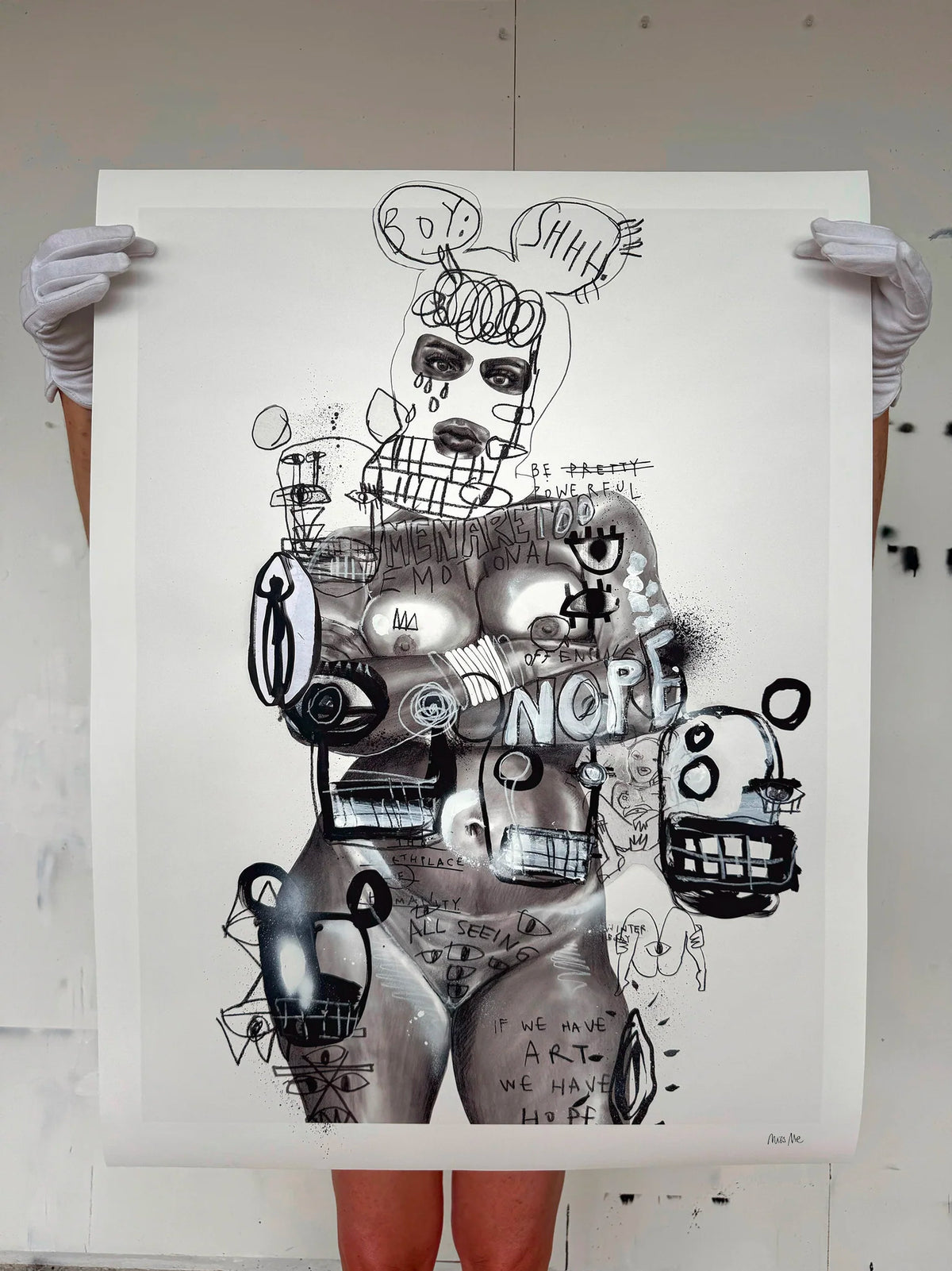 NOPE - HAND FINISHED LIMITED EDITION PRINT
